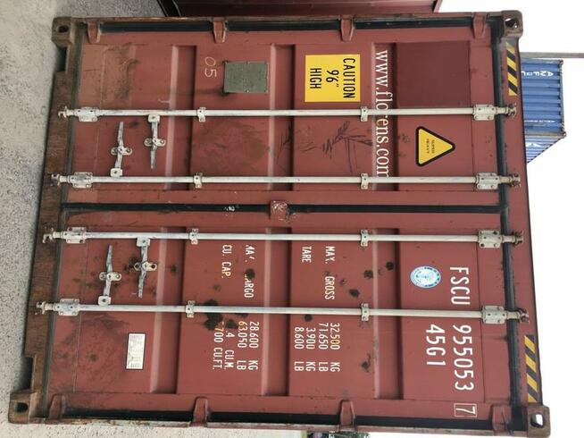 Kontener morski magazynowy 40 HC używany 12 metrowy