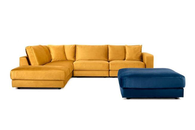 Meble wypoczynkowe wyposażenie salonu BEFAME - narożnik sofa