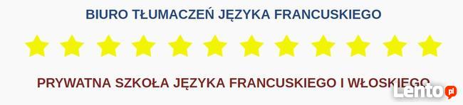 Tłumacz przysięgły języka francuskiego
