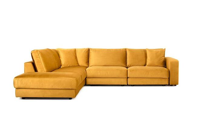Meble wypoczynkowe wyposażenie salonu BEFAME - narożnik sofa