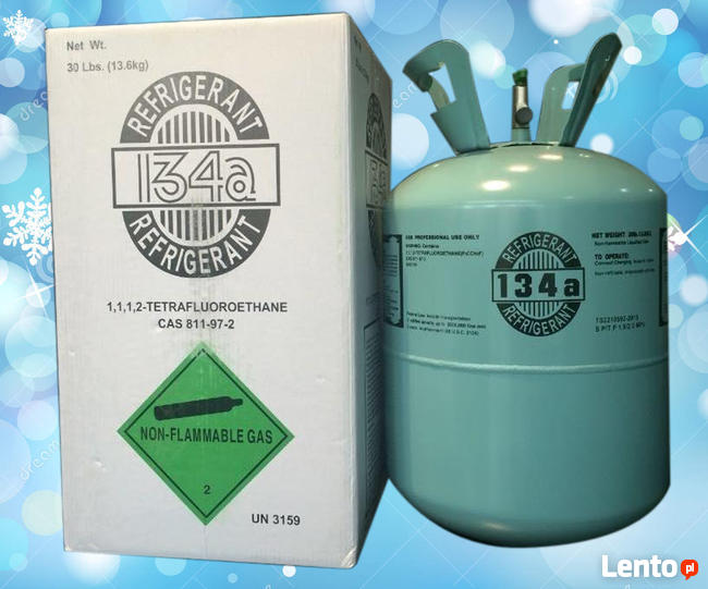 Gaz, Czynnik chłodniczy r134a, r404a, r410a, r407c, r32, 507