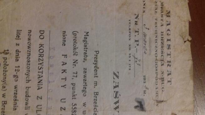 Potwierdzenie złożenia wniosku w sprawie rejestracji szkód w