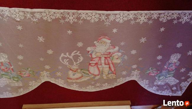 Firana gotowa Mikołaj 148x295