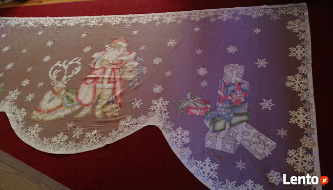 Firana gotowa Mikołaj 148x295