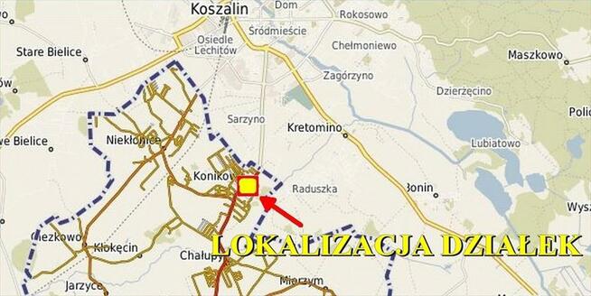 Działka Konikowo gm. Świeszyno