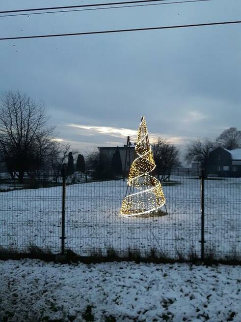 Bajeczna Choinka modern z oświetleniem 3,8m