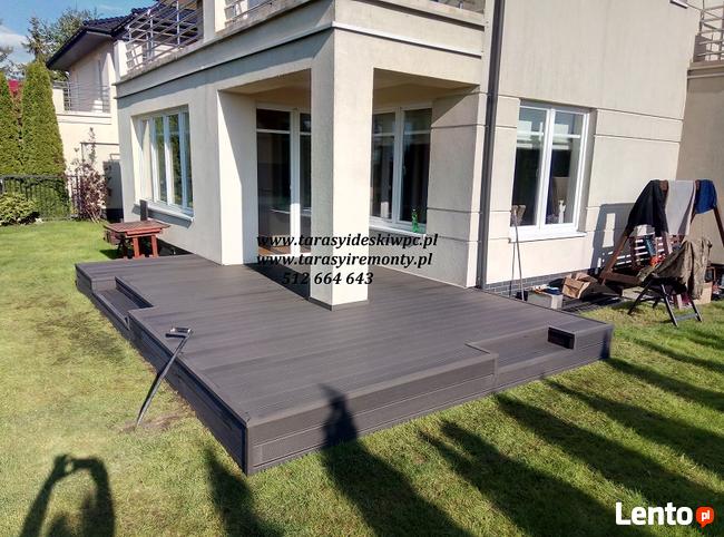 deski kompozytowe tarasowe tarasy balkony montaz