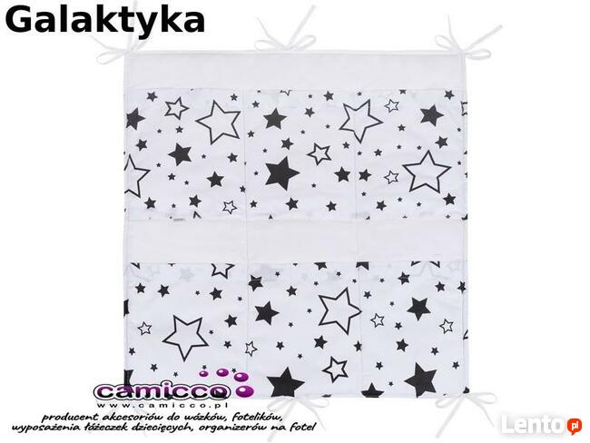 Organizer PRZYBORNIK na łóżeczko do łóżeczek 60 x 60