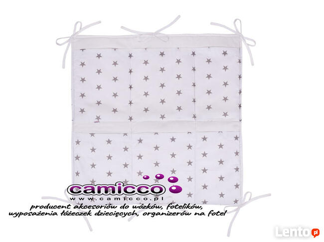 Organizer PRZYBORNIK na łóżeczko do łóżeczek 60 x 60