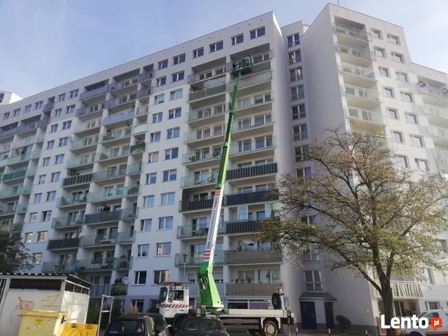 Podnosnik koszowy Wrocław, zwyżka, wynajem, 20m - 35m