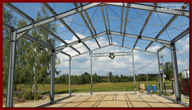 Konstrukcje stalowe. 10x20x4,5m. BHP KAD. Hale stalowe.