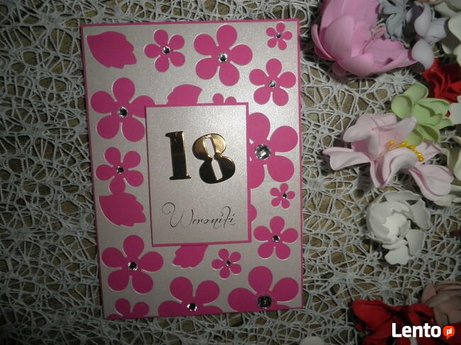 Zaproszenia na 18-ste urodziny