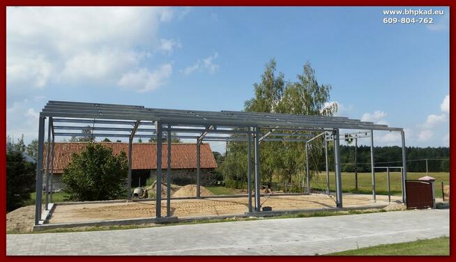 Konstrukcje stalowe. 10x20x4,5m. BHP KAD. Hale stalowe.