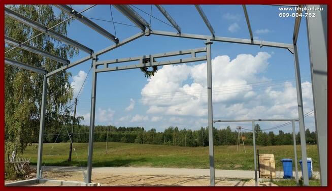Konstrukcje stalowe. 10x20x4,5m. BHP KAD. Hale stalowe.