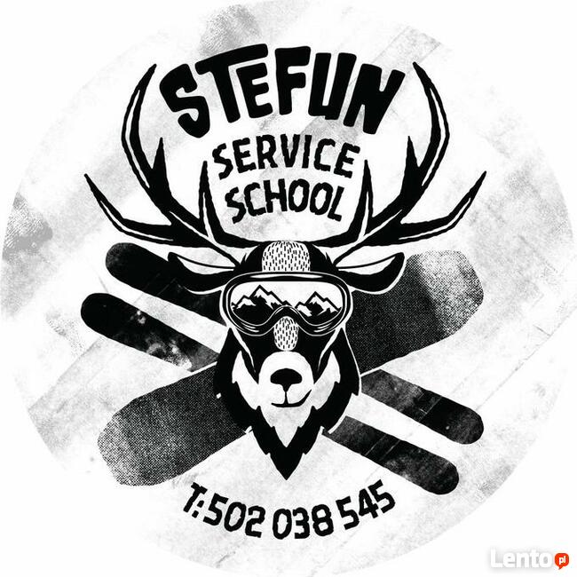 Ręczny serwis nart i snowboardu