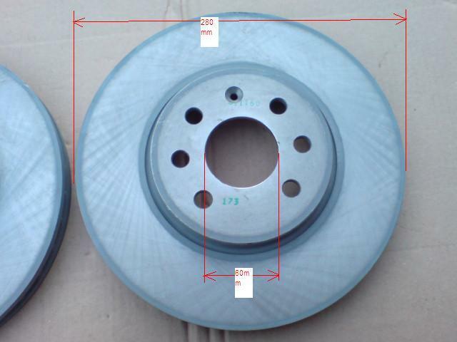 Nowe tarcze hamulcowe przód Astra H Combo C Meriva A 4x100