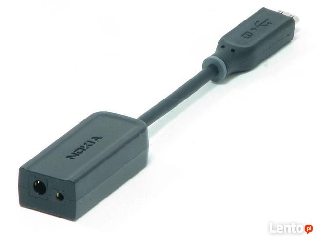 Nowy oryginalny adapter Nokia przejściówka E52 Ca-146c