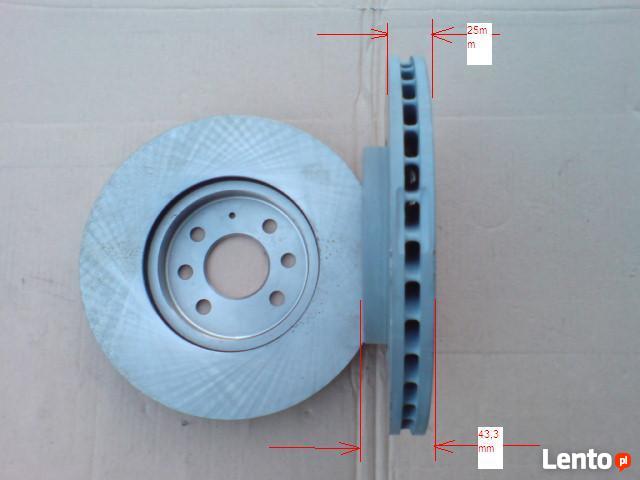 Nowe tarcze hamulcowe przód Astra H Combo C Meriva A 4x100