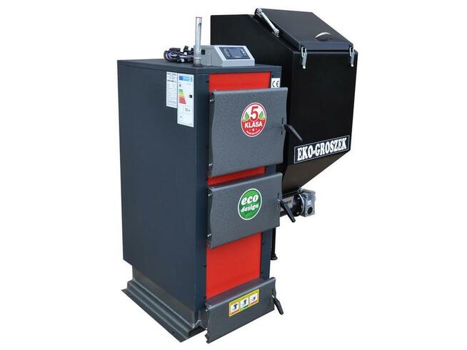 KOCIOŁ PIEC KOTŁY 5KLASA DOTACJA PODAJNIK EKOGROSZEK 20KW