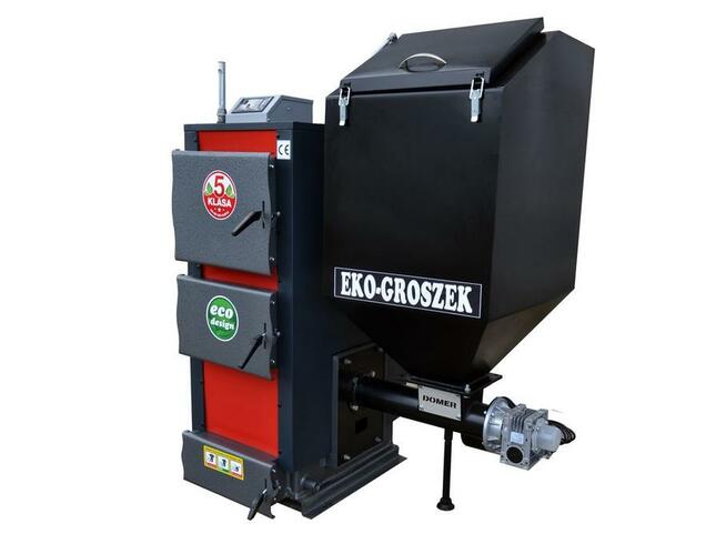 KOCIOŁ PIEC KOTŁY 5KLASA DOTACJA PODAJNIK EKOGROSZEK 20KW