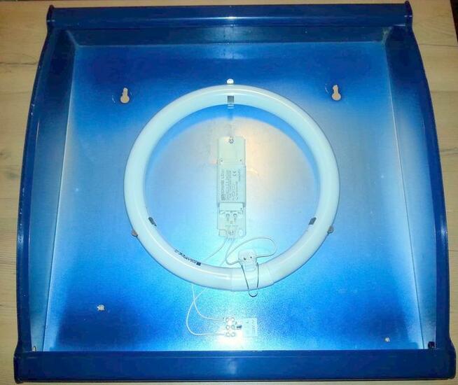 Kaseton MENU Blue Line Panel Podświetlany 50x50 Reklama Neon