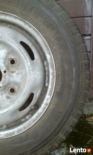 Opona felga 15C Continental Vanco 195/70