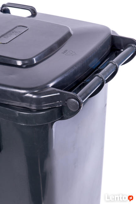 Pojemnik Kosz na śmieci odpady 120L NOWY CZARNY