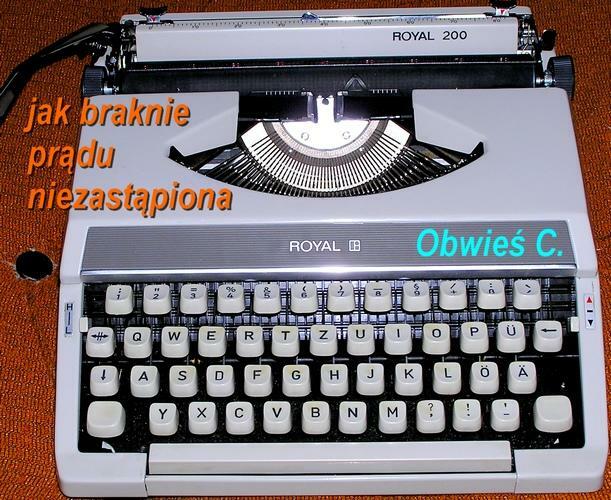 Walizkowa maszyna do pisania Royal - 200.