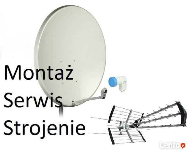 Montaż Ustawienie Strojenie Kalibracja Anten SAT Zwykłych TV