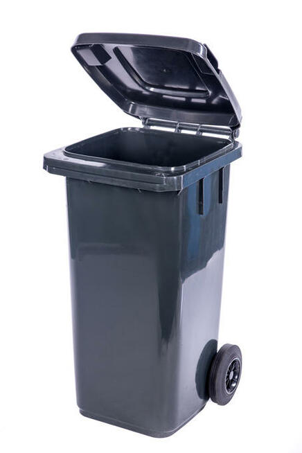 Pojemnik Kosz na śmieci odpady 120L NOWY CZARNY