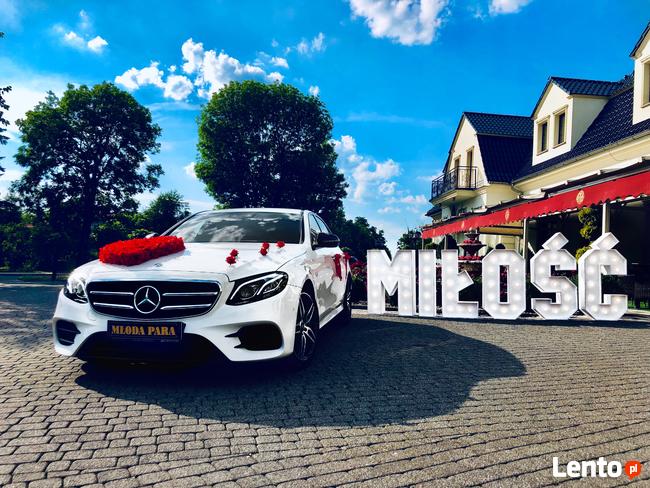 Białe auto do ślubu, wesela - Mercedes 2019r AMG
