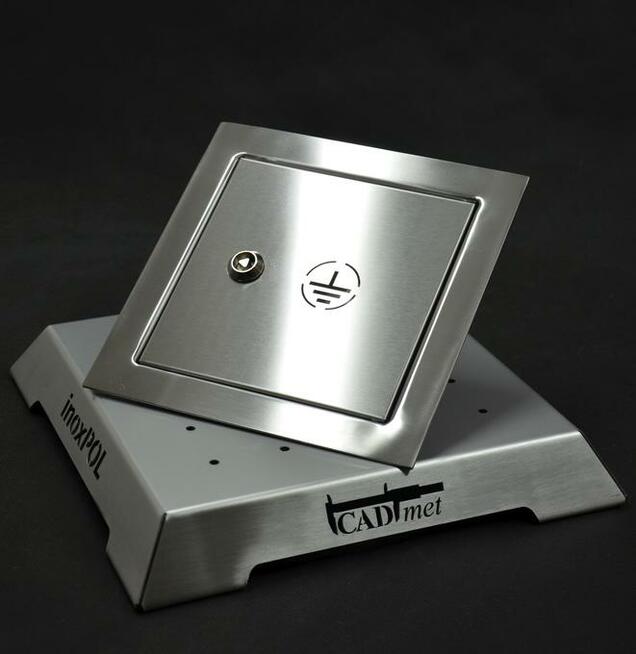 Drzwiczki rewizyjne uziomu 200 x 200 INOX