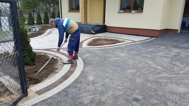 Układanie kostki brukowej, Grodzisk Mazowiecki, Pruszków