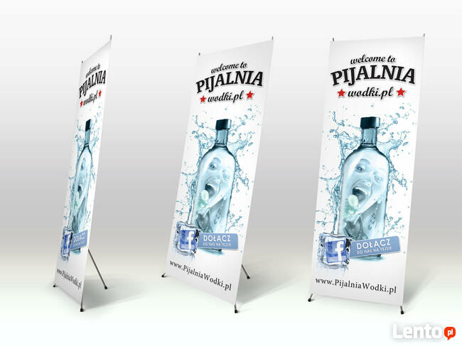 Ścianka wystawiennicza, Roll up, X-baner, Stoisko targowe