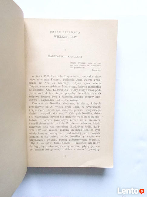 książka Adrianna czyli życie pani La Fayette Andre Maurois