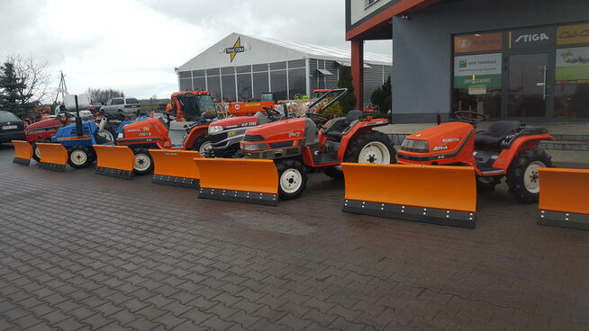 Traktor japoński diesel 4x4 z pługiem śnieżnym 150 cm Wybór!