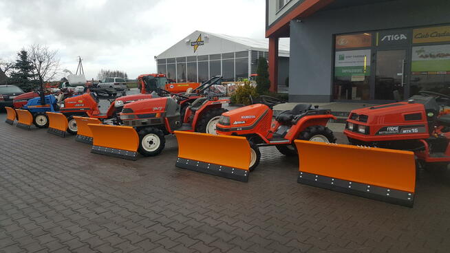 Traktor japoński diesel 4x4 z pługiem śnieżnym 150 cm Wybór!