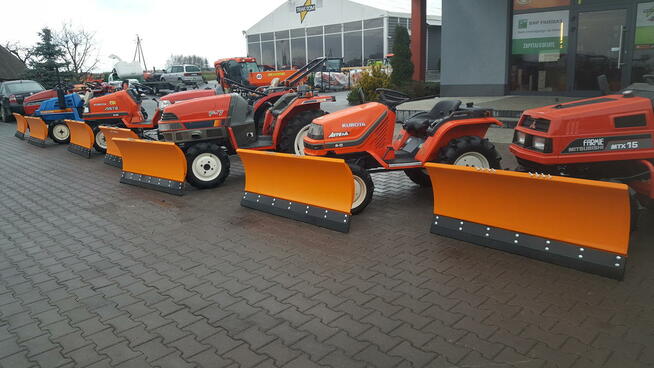 Traktor japoński diesel 4x4 z pługiem śnieżnym 150 cm Wybór!