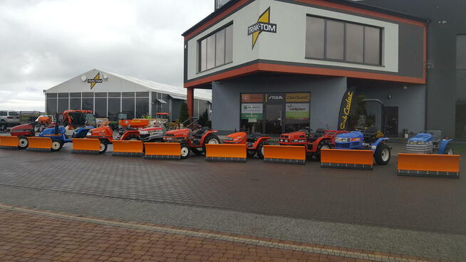 Traktor japoński diesel 4x4 z pługiem śnieżnym 150 cm Wybór!