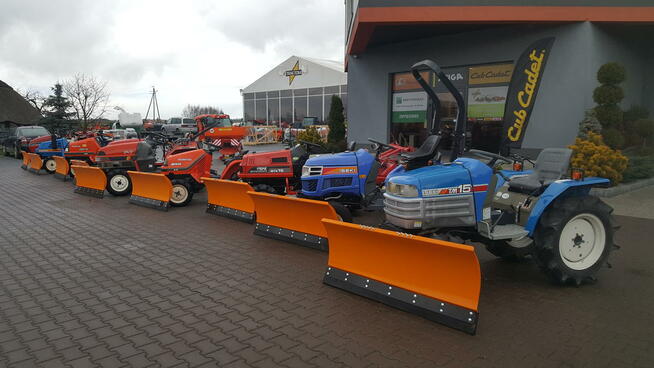 Traktor japoński diesel 4x4 z pługiem śnieżnym 150 cm Wybór!