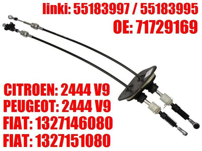 Linki zmiany biegów skrzyni BOXER JUMPER 2.0 2.2 2.8 HDI 01-