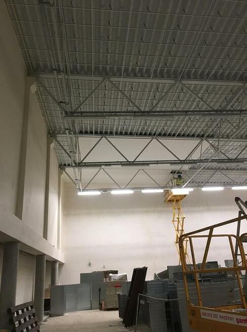 zlecenia na sufity kasetonowe np. Armstrong, Thermatex, Ecop