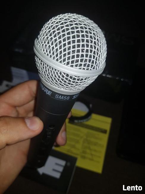 MIkrofon Shure SM58 SM-58 z wyłącznikiem do wokalu
