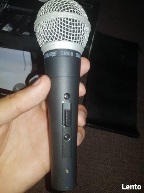 MIkrofon Shure SM58 SM-58 z wyłącznikiem do wokalu
