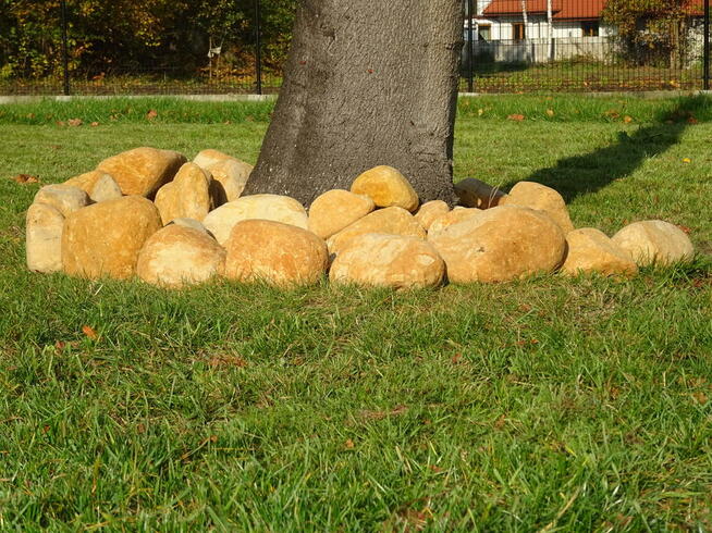 Otoczaki otoczak żółty kolorowy okrąglaki z kamienia