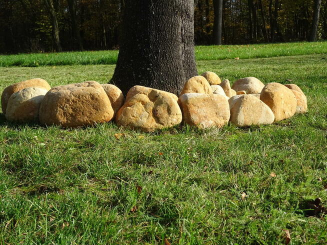 Otoczaki otoczak żółty kolorowy okrąglaki z kamienia