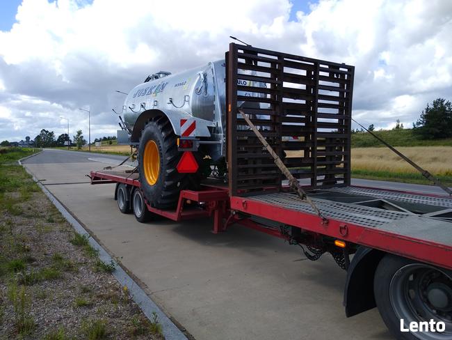 Laweta autolaweta.Transport maszyn rolniczych i budowlanych