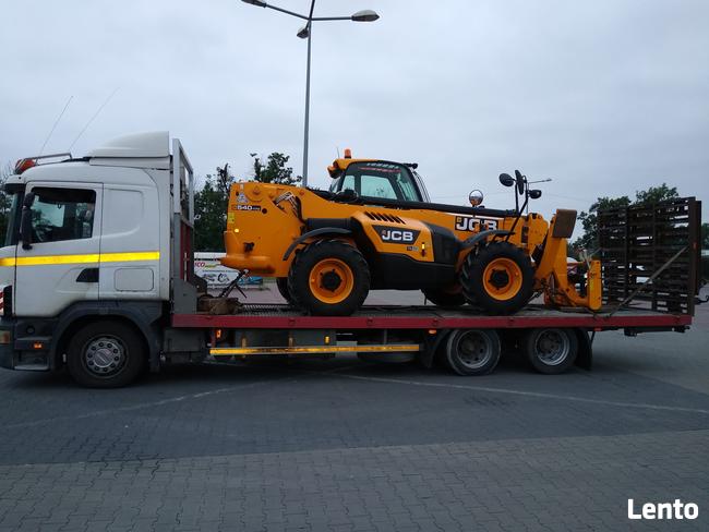 Laweta autolaweta.Transport maszyn rolniczych i budowlanych