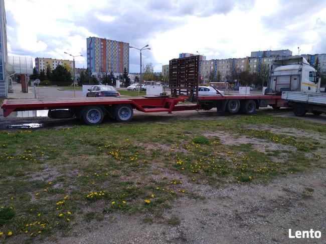 Laweta autolaweta.Transport maszyn rolniczych i budowlanych