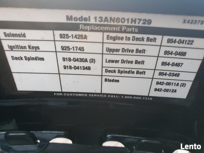 Traktor kosiarka samojezdna YARD Machines by MTD 20KM 122 cm